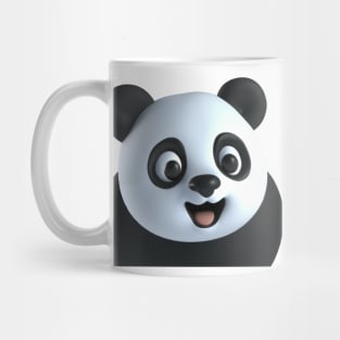 Panda Funny with Cute Smile Mug